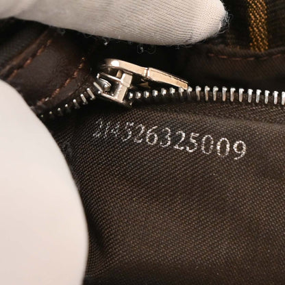 Fendi Brown Canvas Zucca Mamma Baguette Handbag