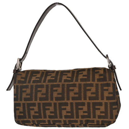 Fendi Brown Zucca Baguette Handbag