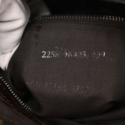 Fendi Brown Canvas Zucca Mamma Baguette Handbag