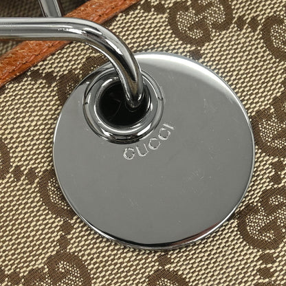 Gucci Beige Canvas GG Tote Handbag