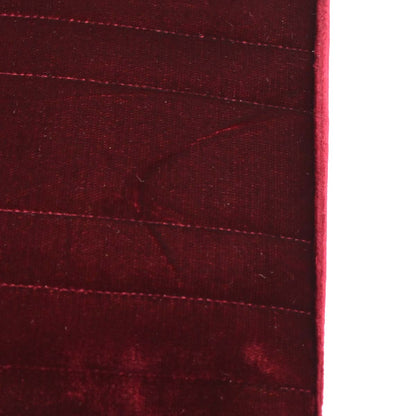 Chanel Bordeaux Velvet Mademoiselle Chain Handbag