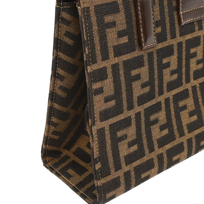 Fendi Brown Zucca 2way Shoulder Tote Handbag