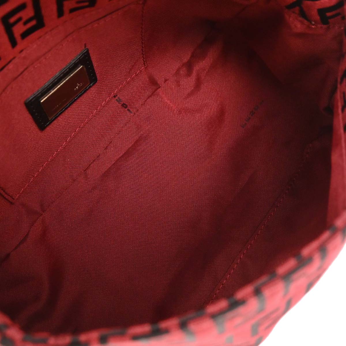 Fendi Red Zucchino Handbag
