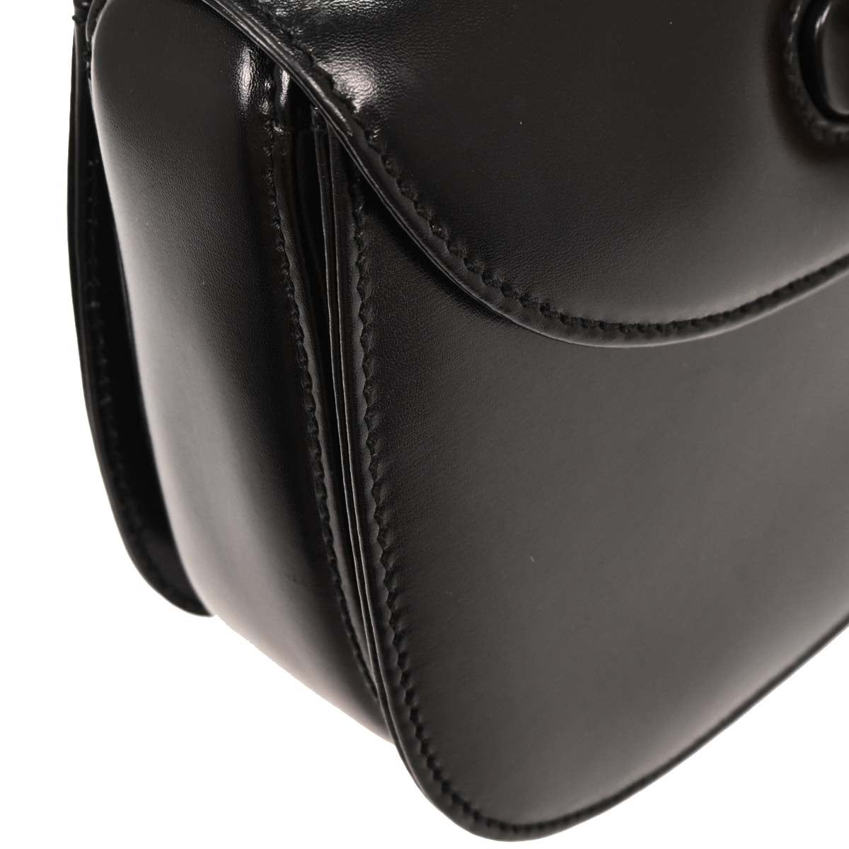 Gucci Black Bamboo 2way Shoulder Handbag