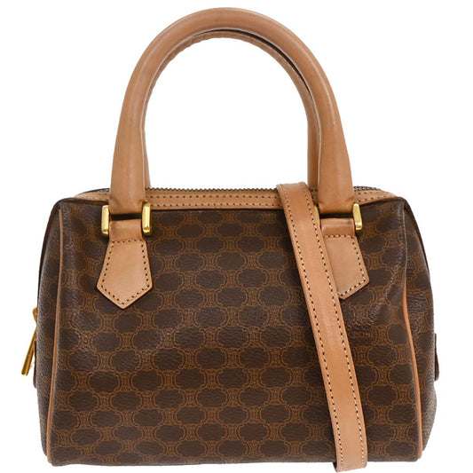 Celine Brown Macadam 2way Handbag
