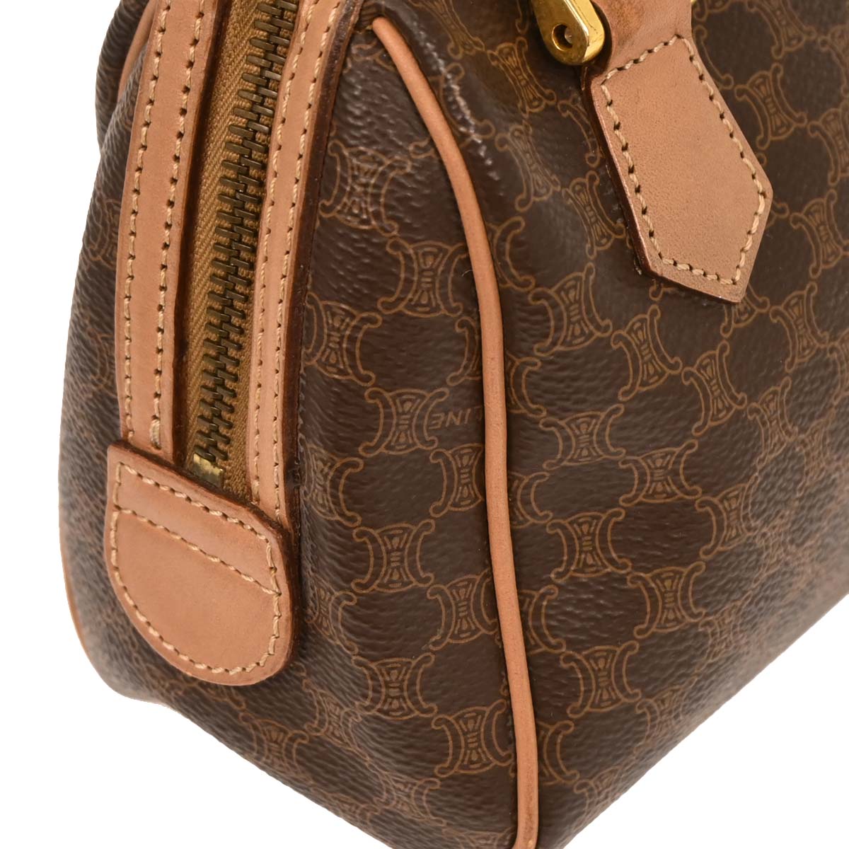 Celine Brown Macadam 2way Handbag