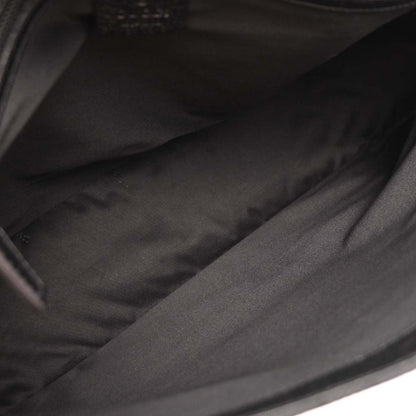Gucci Black Canvas GG Messenger Shoulder Bag