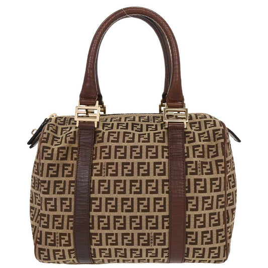 Fendi Brown Zucchino Handbag