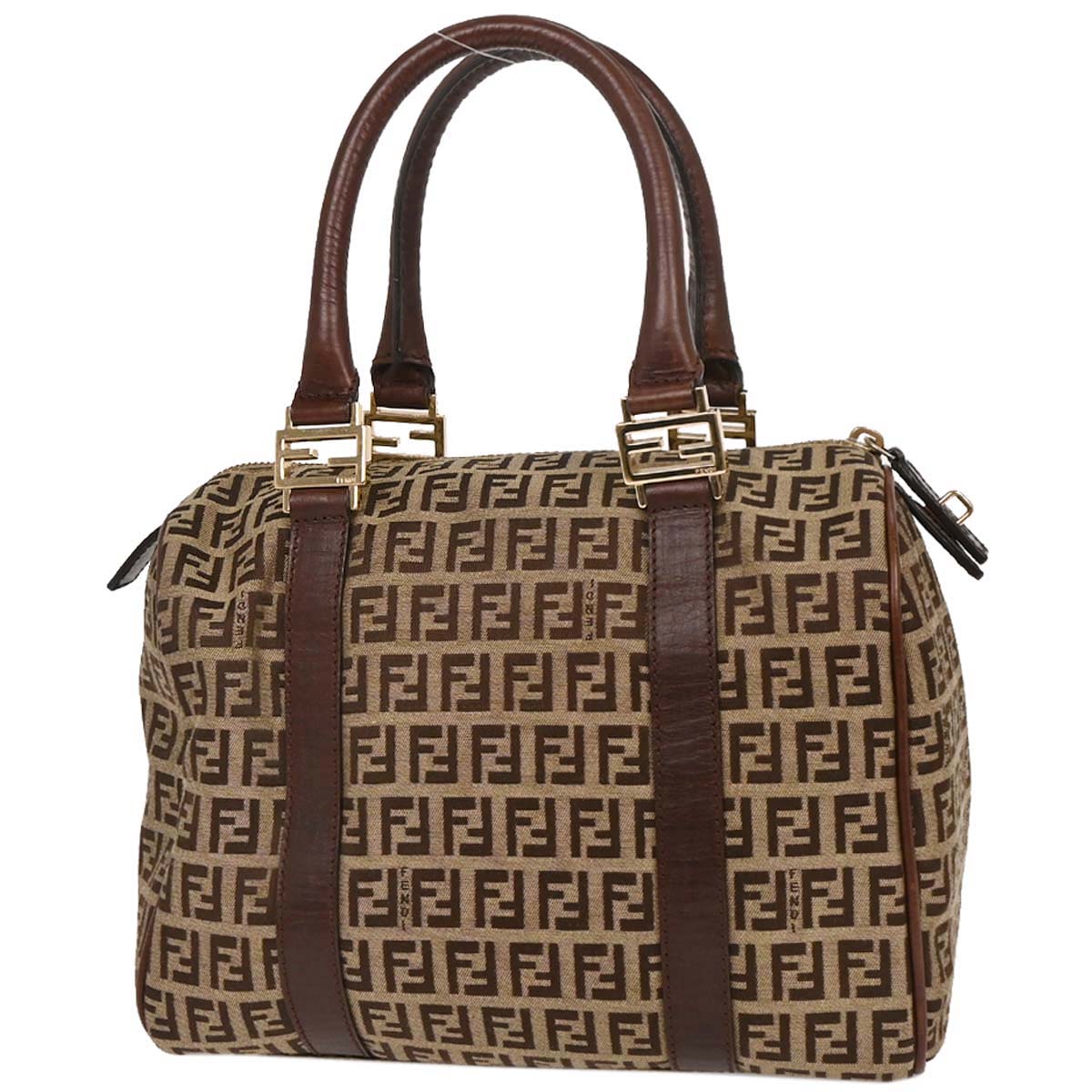 Fendi Brown Zucchino Handbag