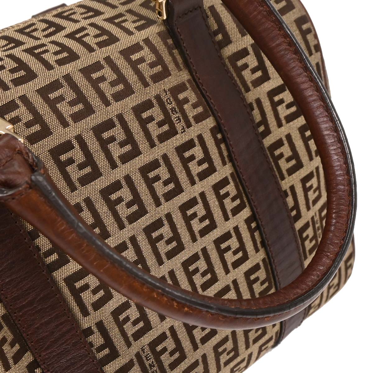 Fendi Brown Zucchino Handbag