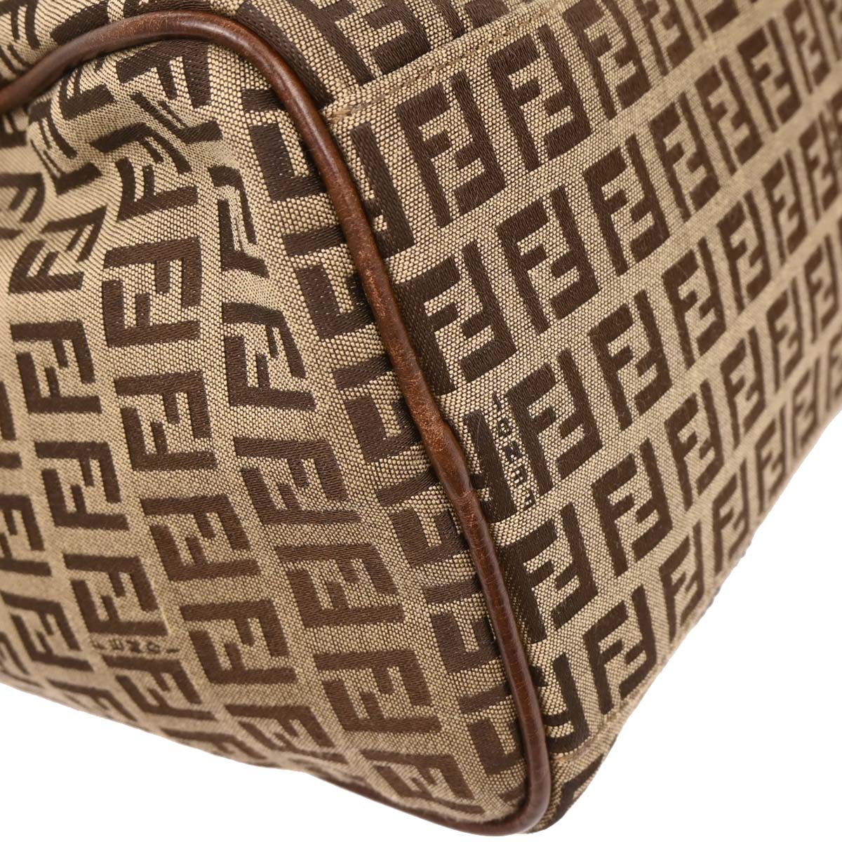 Fendi Brown Zucchino Handbag