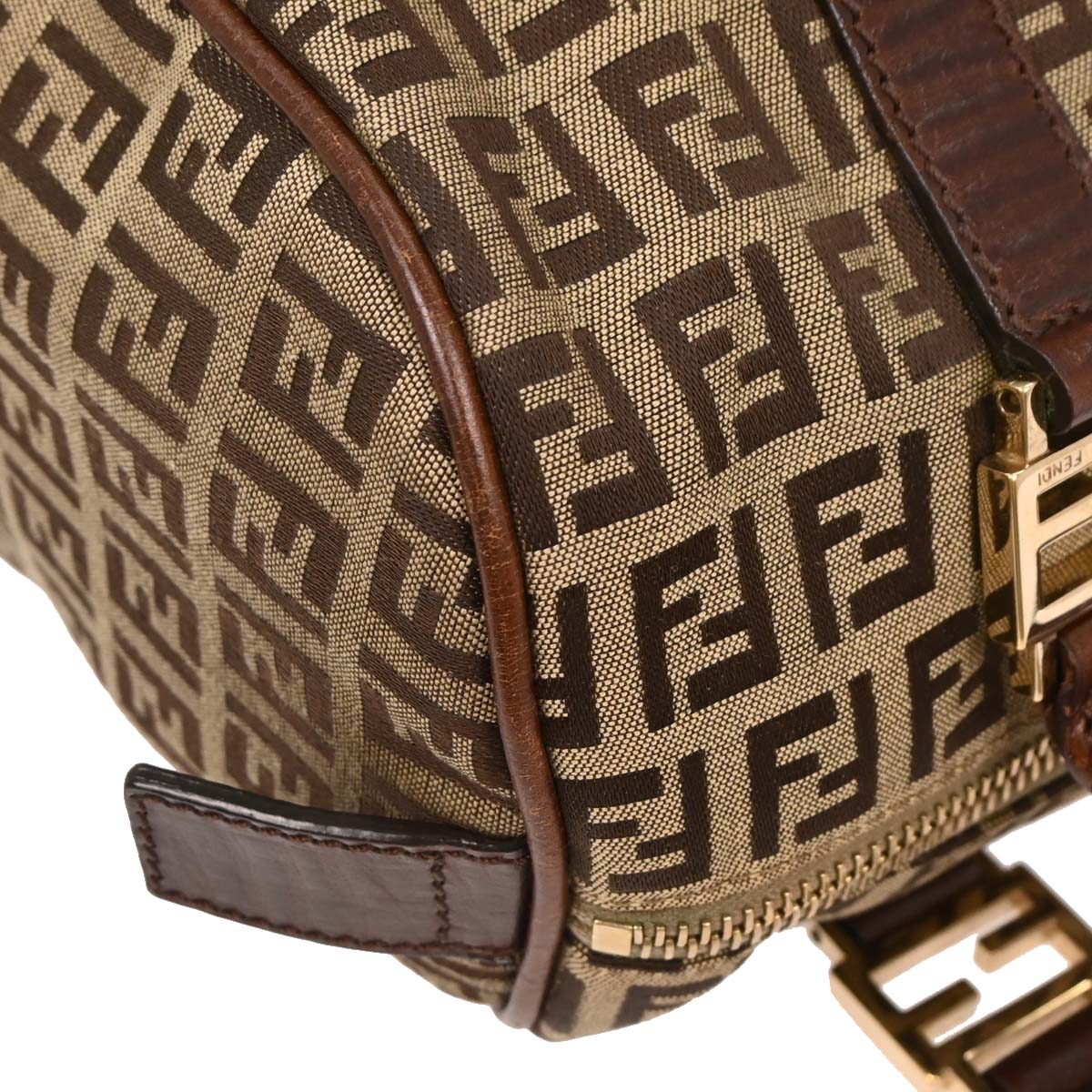 Fendi Brown Zucchino Handbag