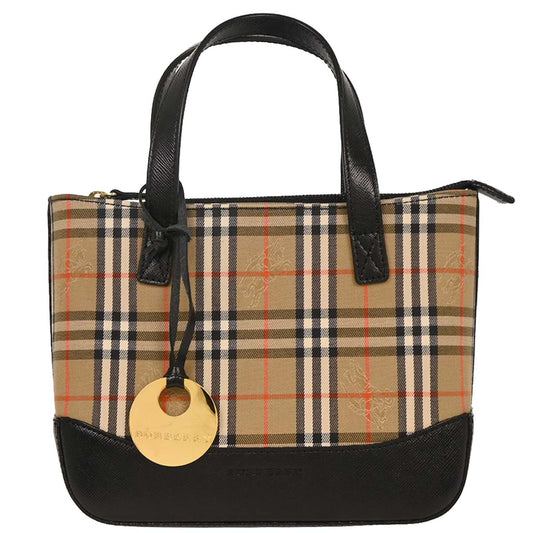 Burberry Beige House Check Handbag