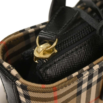 Burberry Beige House Check Handbag