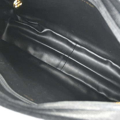 Chanel Black Caviar Triple CC Shoulder Tote Bag