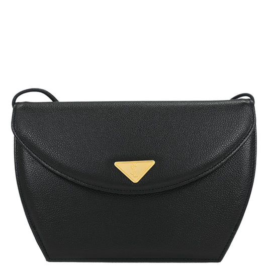 Yves Saint Laurent Black Leather Shoulder Bag