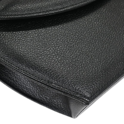 Yves Saint Laurent Black Leather Shoulder Bag