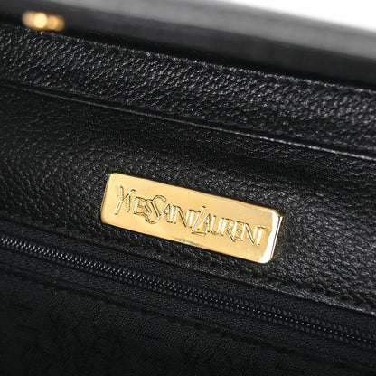 Yves Saint Laurent Black Leather Shoulder Bag