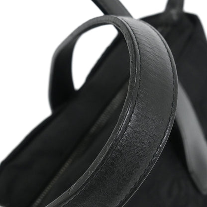 Chanel Black Jacquard Nylon Travel Line Tote Handbag
