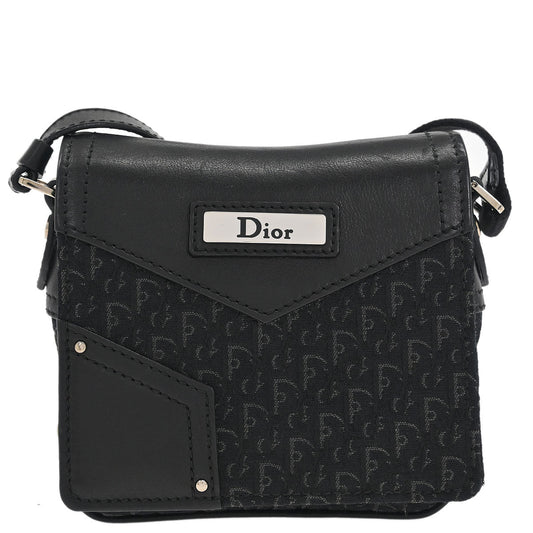 Christian Dior Black Trotter Street Chic Crossbody Bag