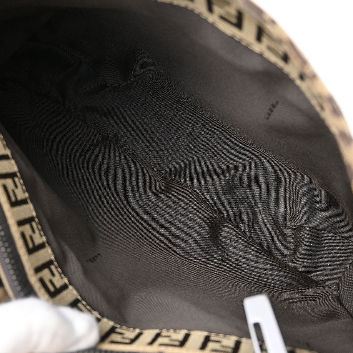 Fendi Brown Zucchino Handbag