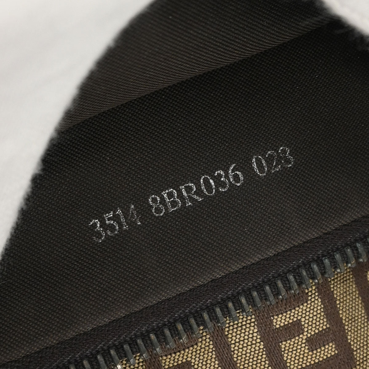 Fendi Brown Zucchino Handbag