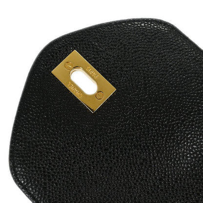 Chanel Black Caviar Supermodel Shoulder Tote Bag