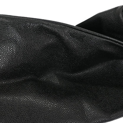 Chanel Black Caviar Supermodel Shoulder Tote Bag