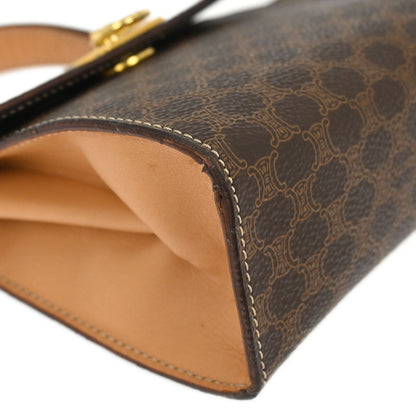 Celine Brown Macadam 2way Shoulder Handbag
