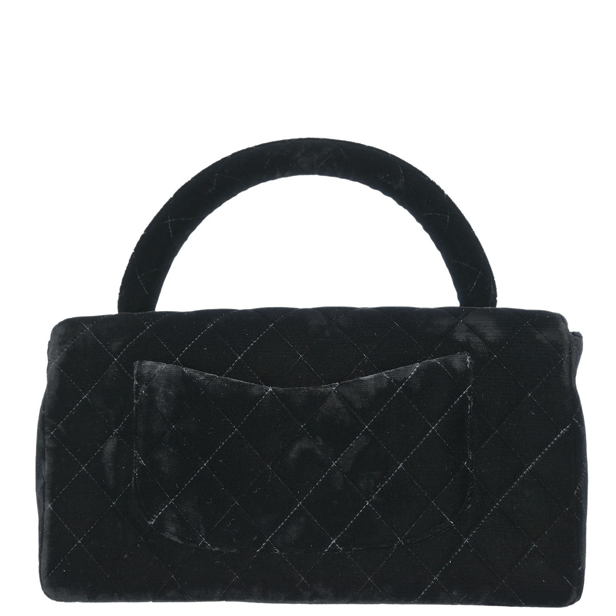 Chanel Black Velvet Handbag
