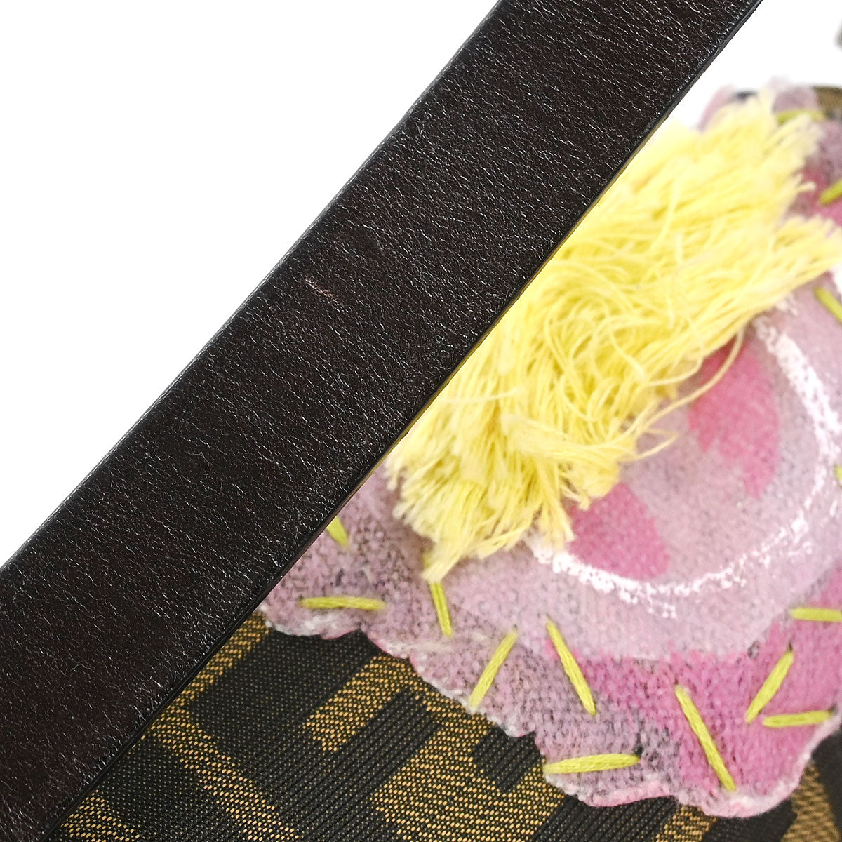 Fendi Brown Zucca Patchwork Baguette Handbag