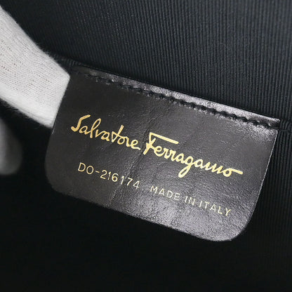 Salvatore Ferragamo Beige Rattan Gancini Basket Handbag