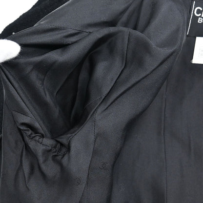 Chanel Single Breasted Jacket Black #36