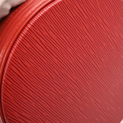 Louis Vuitton 1996 Red Epi Cannes Vanity Handbag M48037