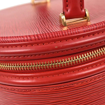 Louis Vuitton 1996 Red Epi Cannes Vanity Handbag M48037