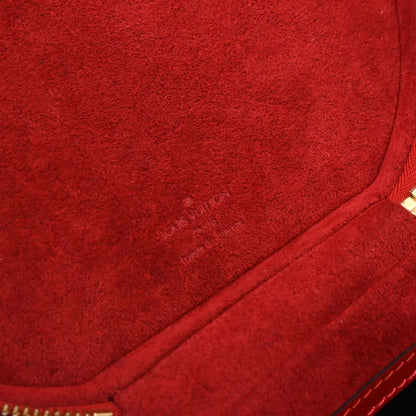Louis Vuitton 1996 Red Epi Cannes Vanity Handbag M48037