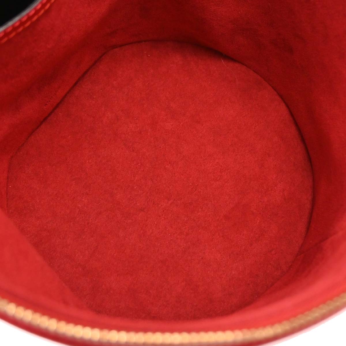 Louis Vuitton 1996 Red Epi Cannes Vanity Handbag M48037