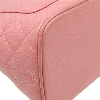 Chanel 2004-2005 Pink Caviar Medallion Tote Handbag