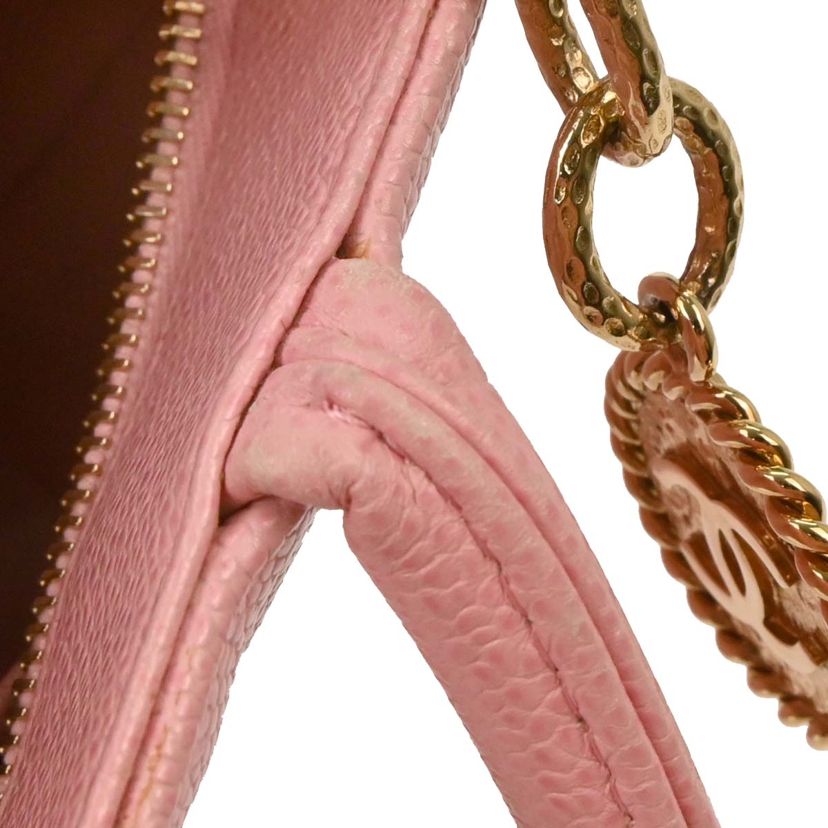 Chanel 2004-2005 Pink Caviar Medallion Tote Handbag