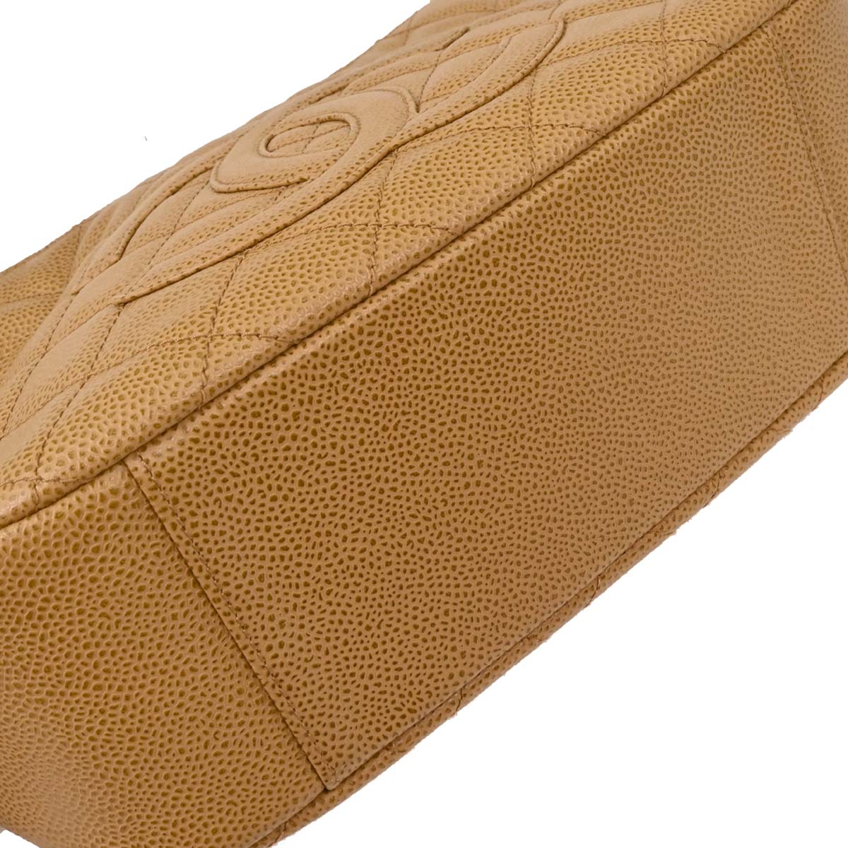 Chanel 2002-2003 Beige Caviar Handbag