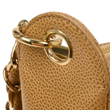 Chanel 2002-2003 Beige Caviar Handbag