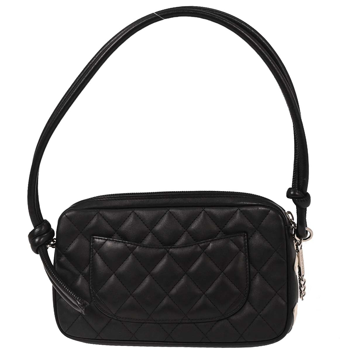 Chanel 2005-2006 Black Calfskin Cambon Ligne Handbag