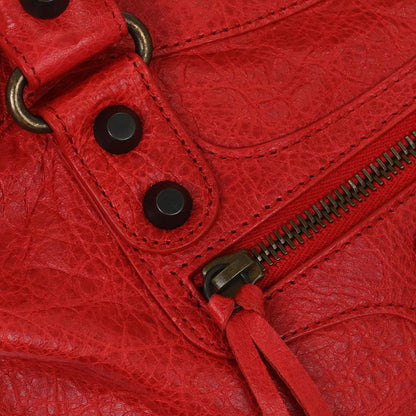 Balenciaga Red The Town 2way Shoulder Handbag