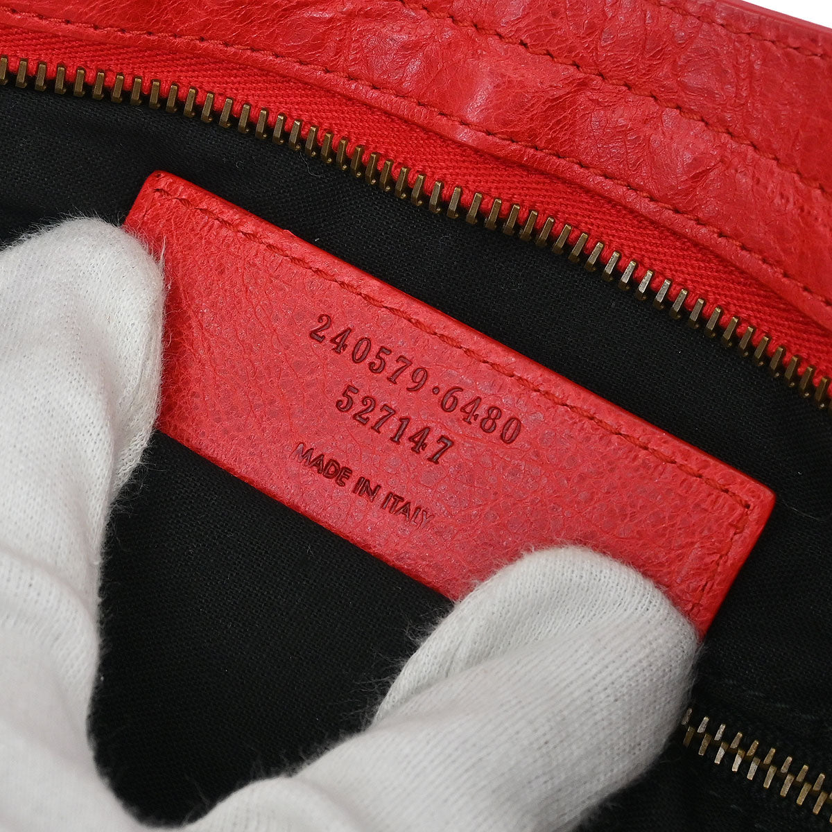 Balenciaga Red The Town 2way Shoulder Handbag
