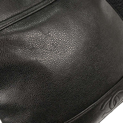 Chanel 1996-1997 Black Caviar Triple CC Backpack