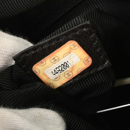 Chanel 1996-1997 Black Caviar Triple CC Backpack