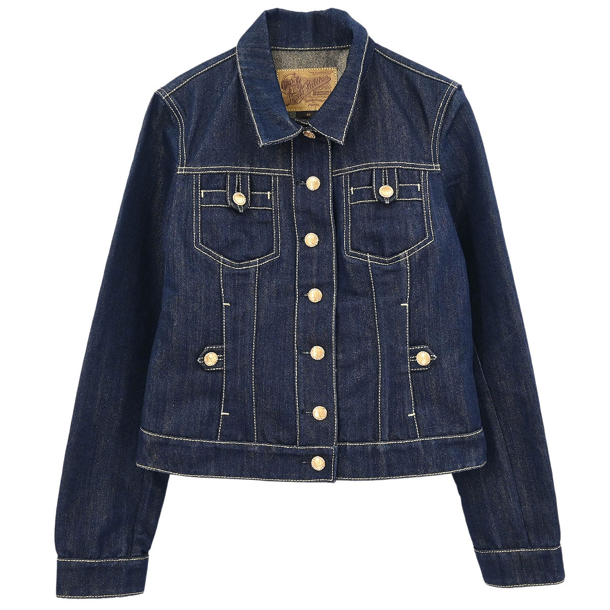 Louis Vuitton Denim Jacket Navy #40