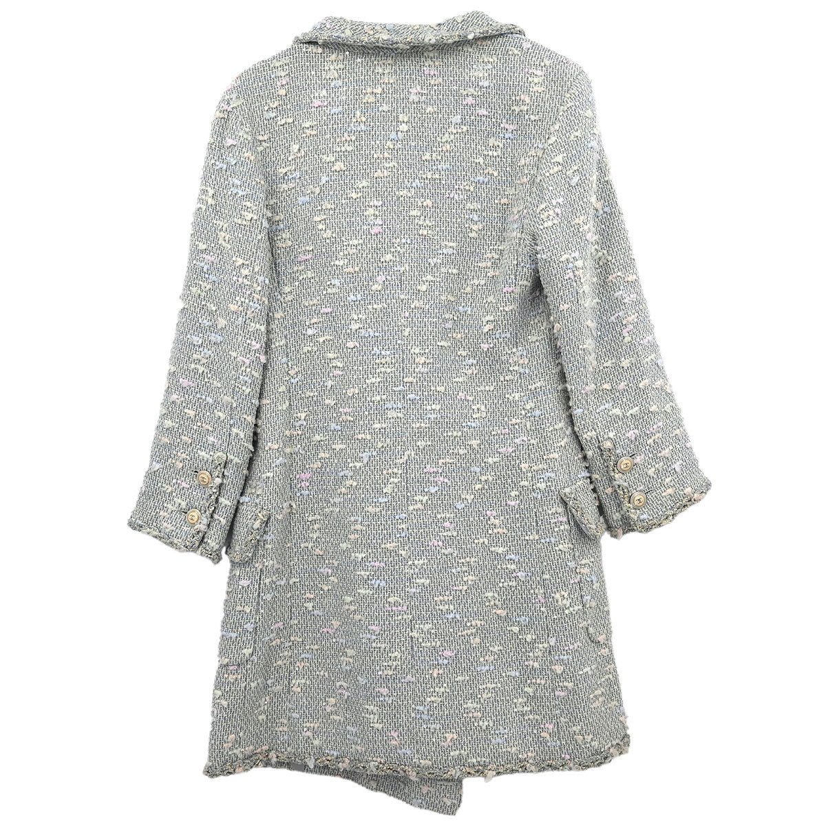 Chanel Double Breasted Jacket Light Blue #36