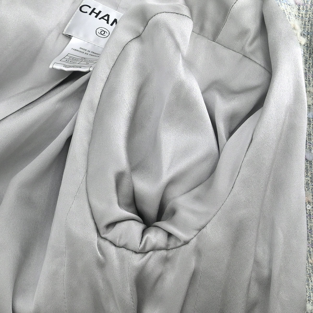 Chanel Double Breasted Jacket Light Blue #36