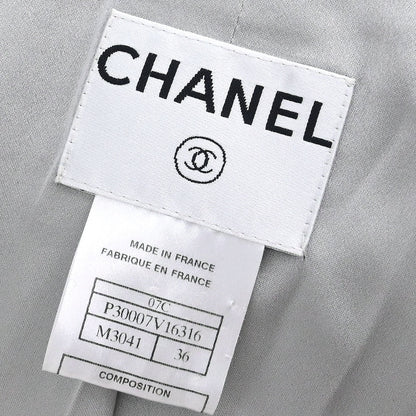 Chanel Double Breasted Jacket Light Blue #36